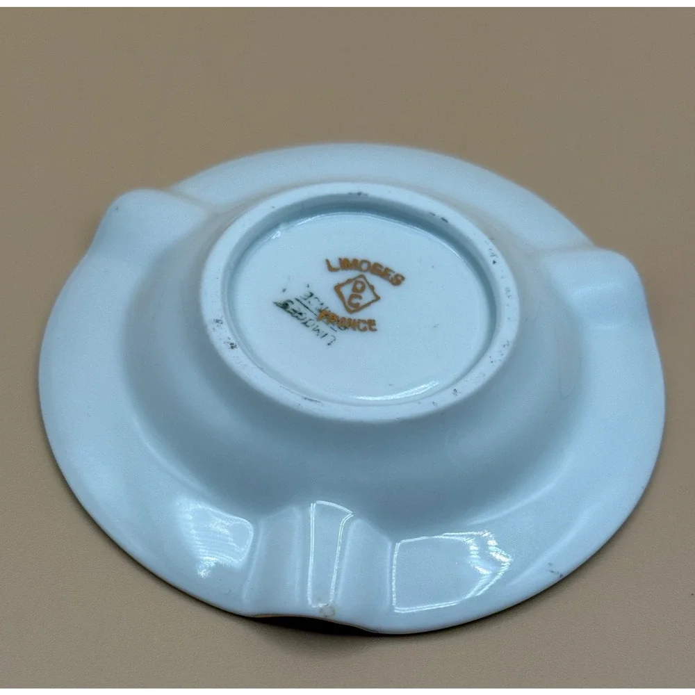 Limoges France Porcelain Ashtray 4
